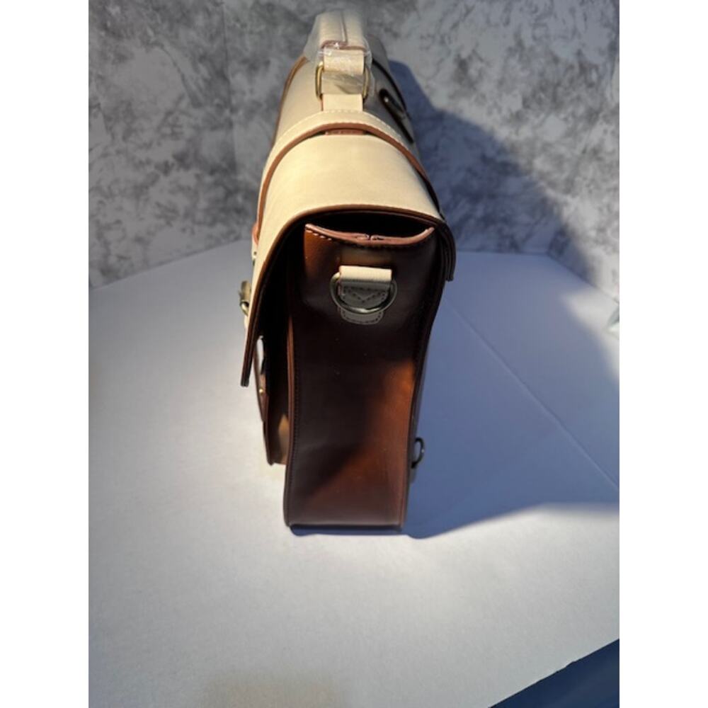 NWT Ecosusi Tri‑Color 3‑in‑1 Briefcase Convertible Shoulder Bag Backpack Work - Picture 5 of 12